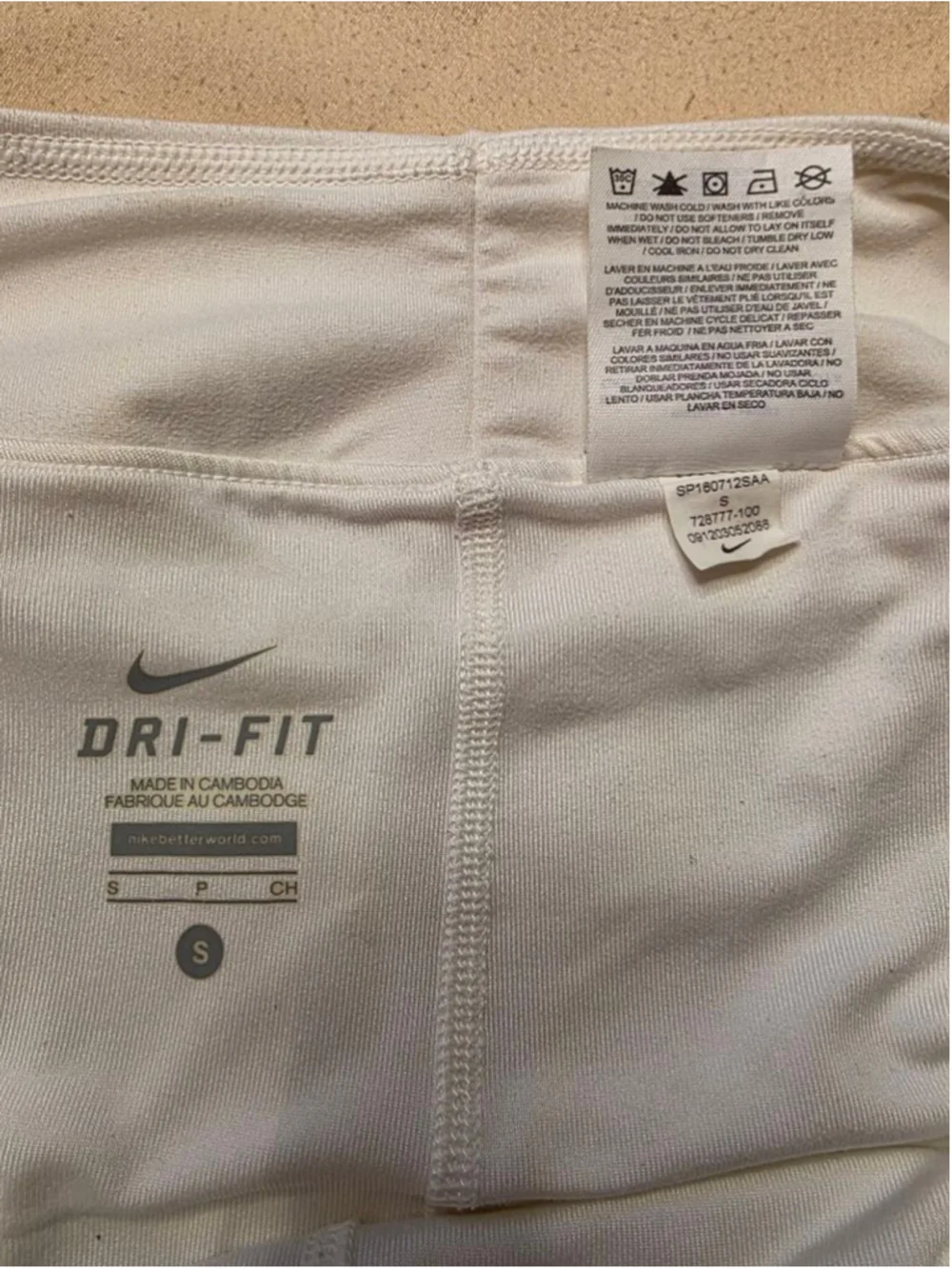 Women's Nike White Dri-Fit Skort Size S